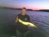 Tom first top water muskie